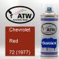 Preview: Chevrolet, Red, 72 (1977): 400ml Sprühdose, von ATW Autoteile West.